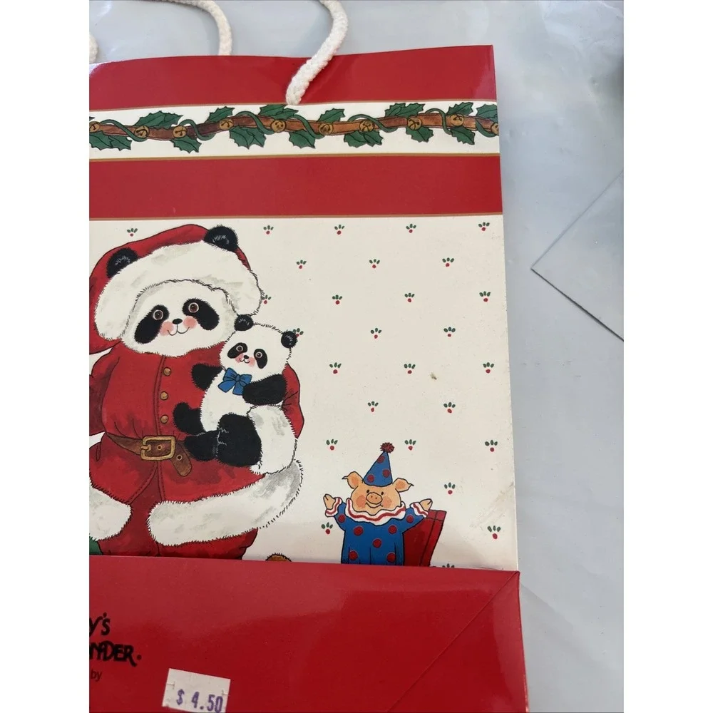 Vintage Sandy's Small Wonder Christmas Gift Bag 10x13‎